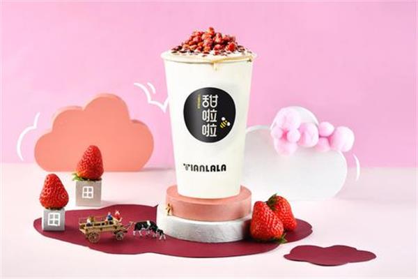 甜啦啦加盟费明细表2022:全套奶茶设备少钱